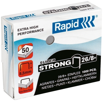 Capse Super Strong 1000 bucati/cutie 26/8 Rapid