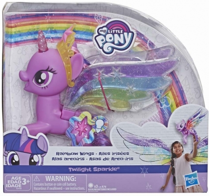 MLP TWILIGHT SPARKLE CU ARIPI STRALUCITOARE HASBRO