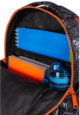 Rucsac Jerry, 3 compartimente, compartiment pentru laptop, BMX, CoolPack 