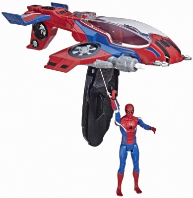 SPIDER-MAN NAVA CU LANSATOR SI FIGURINA  HASBRO