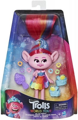 TROLLS PAPUSA POPPY GLAM DELUXE FASHION HASBRO