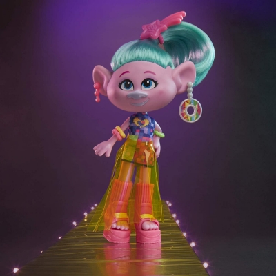 TROLLS PAPUSA SATIN GLAM DELUXE FASHION HASBRO