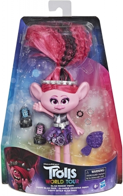 Papusa Trolls Poppy Rock Style Deluxe Fashion Hasbro