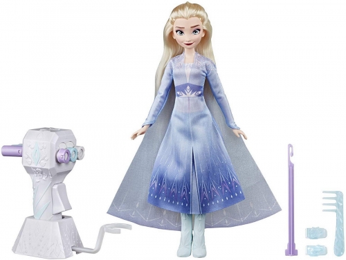 PAPUSA FROZEN2 ELSA CU PAR LUNG PENTRU IMPLETIT HASBRO