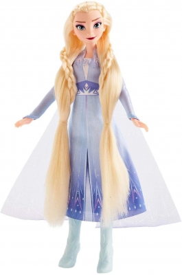 PAPUSA FROZEN2 ELSA CU PAR LUNG PENTRU IMPLETIT HASBRO