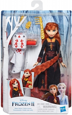 PAPUSA FROZEN2 ANNA CU PAR LUNG PENTRU IMPLETIT HASBRO