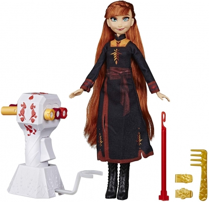 PAPUSA FROZEN2 ANNA CU PAR LUNG PENTRU IMPLETIT HASBRO