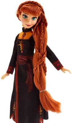 PAPUSA FROZEN2 ANNA CU PAR LUNG PENTRU IMPLETIT HASBRO