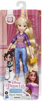 Papusa Printesa Rapunzel colectia Comfy Squad Hasbro