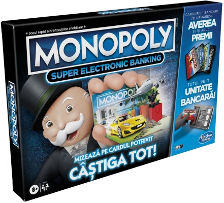 Joc de societate Monopoly Super Electronic Banking - Castiga Tot Hasbro