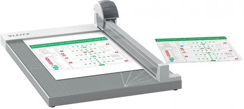 Trimmer Office Precision, A4 MAXI, 15 coli, gri Leitz