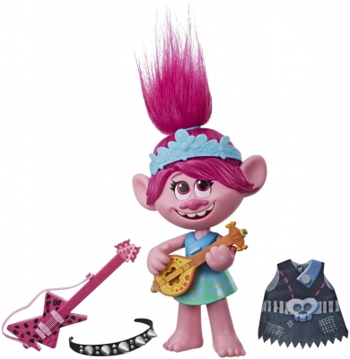 Figurina Trolls Muzicala Poppy Pop To Rock Hasbro