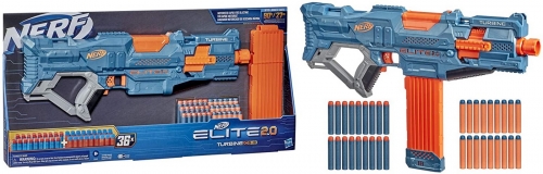 Nerf Blaster Elite 2.0 Turbine CS-18 + 36 de sageti Hasbro 