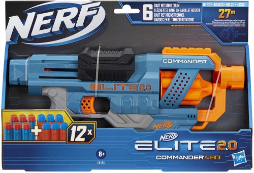 Nerf Blaster 2.0 Elite Commander RD-6 + 12 darts Hasbro