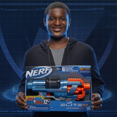 Nerf Blaster 2.0 Elite Commander RD-6 + 12 darts Hasbro