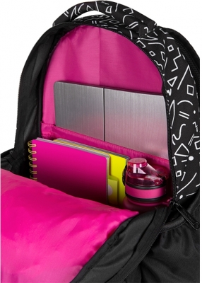 Rucsac Pick, 2 compartimente, compartiment pentru laptop, Math Hearts, CoolPack