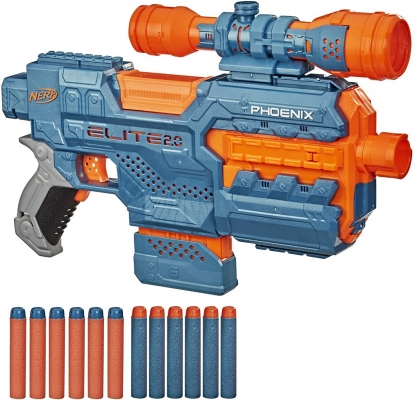 Nerf Blaster Elite 2.0 Phoenix CS6 + 12 sageti Hasbro