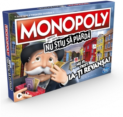 Joc de societate Monopoly Pentru cei care nu stiu sa piarda Hasbro