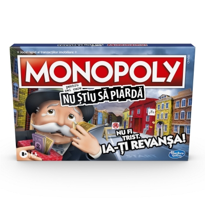 Joc de societate Monopoly Pentru cei care nu stiu sa piarda Hasbro