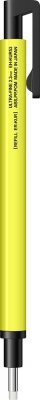 Radiera Mono Zero Neon Yellow, tip creion, retractabila, cu varf rotund, Tombow