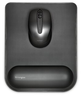 Mouse Pad ErgoSoft, cu suport ergonomic pentru incheietura mainii, negru Kensington