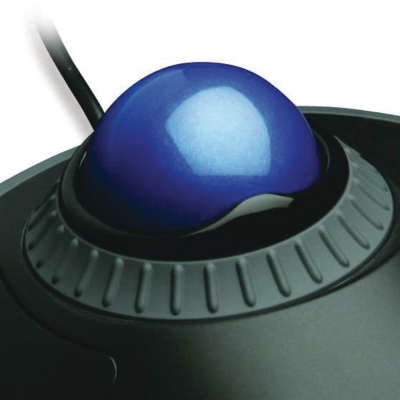 Trackball ergonomic, cu Scroll Ring cu fir, Kensington