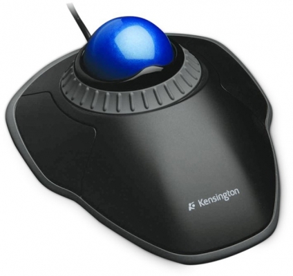 Trackball ergonomic, cu Scroll Ring cu fir, Kensington