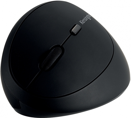 Mouse vertical ProFit, conexiune wireless, pentru mana stanga, negru Kensington