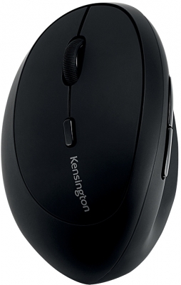 Mouse vertical ProFit, conexiune wireless, pentru mana stanga, negru Kensington