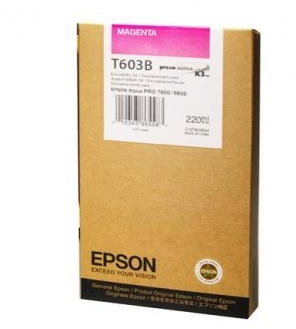 Cartus Magenta C13T603B00 220Ml Original Epson Stylus Pro 7800