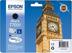 Cartus Black C13T70314010 1,2K 24Ml Original Epson Workforce Pro 4000