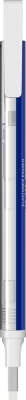 Radiera Mono Zero Blue/Black/White, tip creion, retractabila, cu varf patrat, Tombow