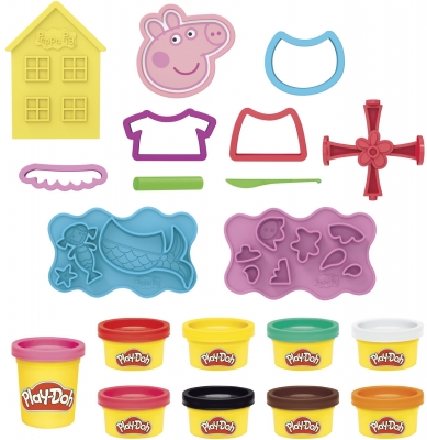 PLAY-DOH SET PEPPA PIG PLASTILINA CU ACCESORII HASBRO