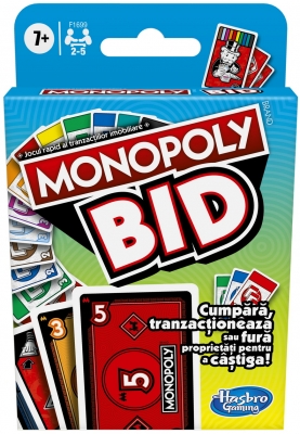 Joc de carti Monopoly Bid Hasbro