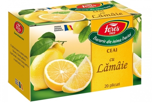 Ceai lamaie 20 plicuri/cutie Aromfruct Fares