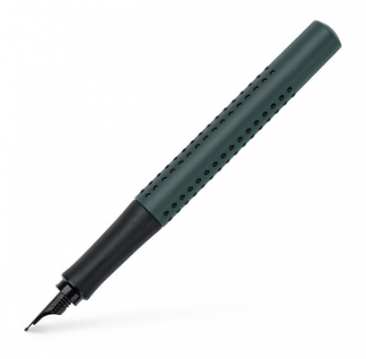 Stilou Grip, verde inchis, M, Faber-Castell