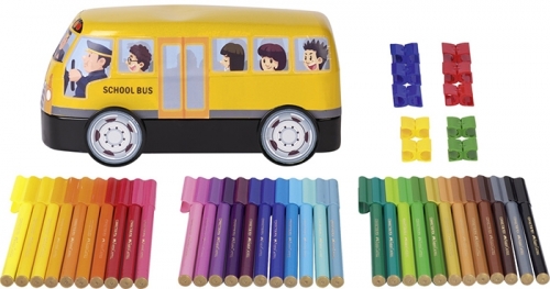 Carioca Connector Autobuz Scolar 33 buc/set Faber-Castell