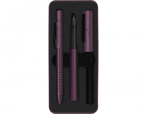 Set cadou stilou + pix Grip Berry, Faber-Castell