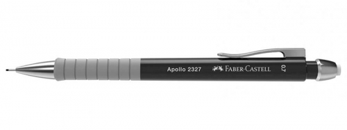 Creion mecanic 0.7 mm Apollo, negru, Faber-Castell