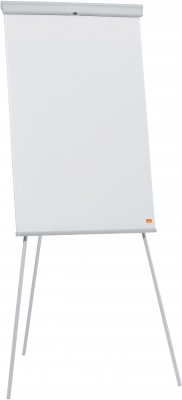 Flipchart Essentials, otel lacuit, brate extensibile si trepied, magnetic, alb, NOBO