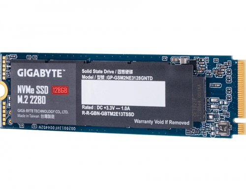 Solid State Drive (SSD) NVMe M.2, 128GB, Gigabyte