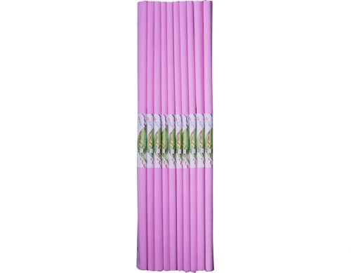 Hartie creponata 50x200cm, roz, 10 role, Happy Color