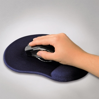 Mousepad cu suport incheietura mini Ergonomic, albastru Hama