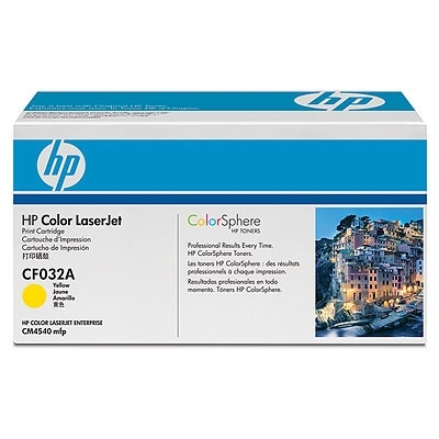 Cartus Toner Yellow Cf032A 12,5K Original Hp Laserjet Cm4540Mfp