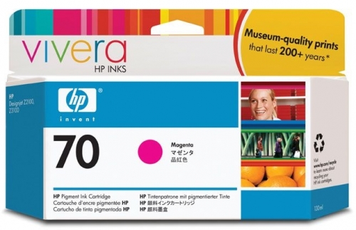 Cartus Magenta Vivera Nr.70 C9453A 130Ml Original Hp Designjet Z2100