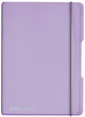 Caiet A5 My.Book Flex, dictando, 40 file, mov, Herlitz