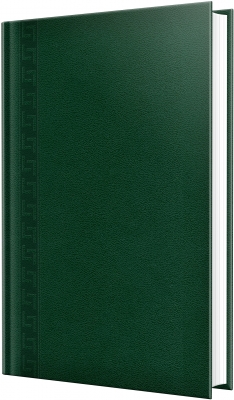 Agenda Herlitz nedatata, A5, 224 pagini, personalizabila, culoare verde