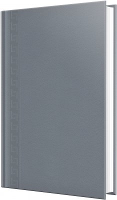 Agenda Herlitz nedatata A5 224 pagini personalizabila culoare gri