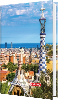 Agenda Herlitz nedatata, A5, 224 pagini, motiv City Break Spain