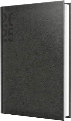 Agenda Herlitz datata 2025, A5, 352 pagini, DeLuxe, culoare maro